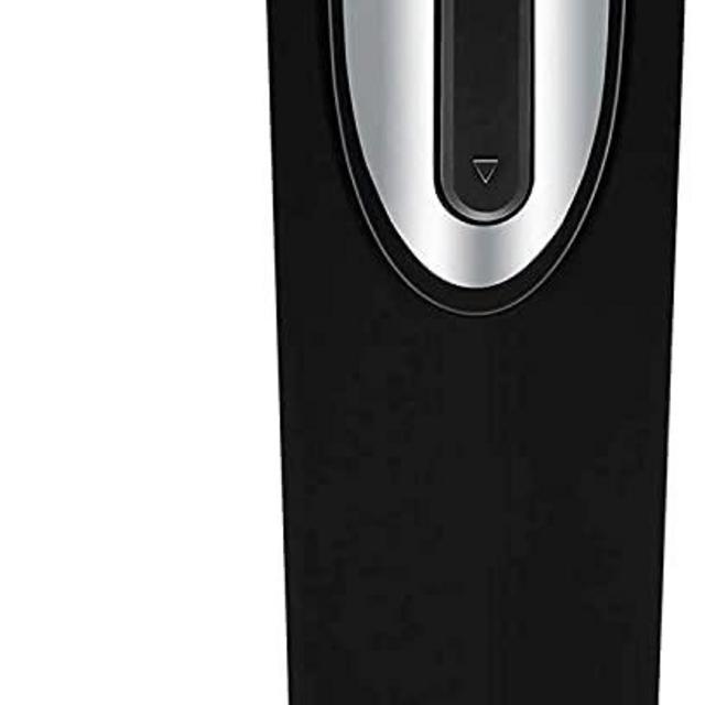 Vin Fresco Portable Electric Wine Opener - Battery Powered Wine Bottle Opener With Foil Cutter - Automatic, Cordless - Easily Removes Corks - BATTERIES INCLUDED (Brushed Silver & Black)