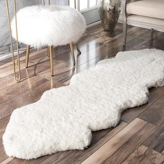 Hand Tufted Double Pelt Faux Sheepskin