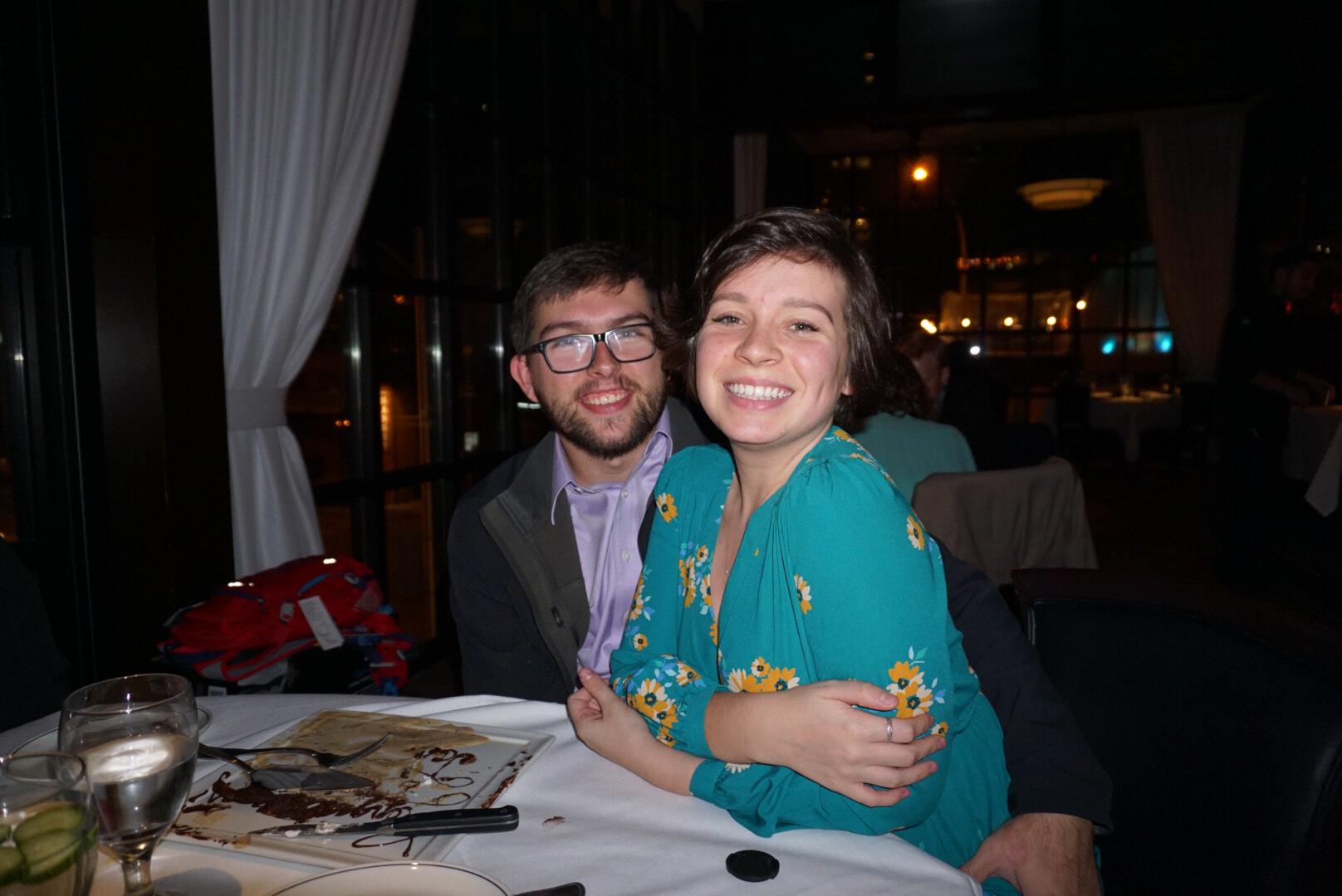 Josh's graduation dinner