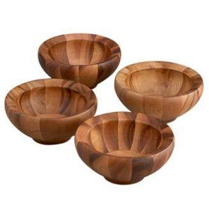 Nambé - Nambe Yaro Set of 4 Individual Salad Bowls