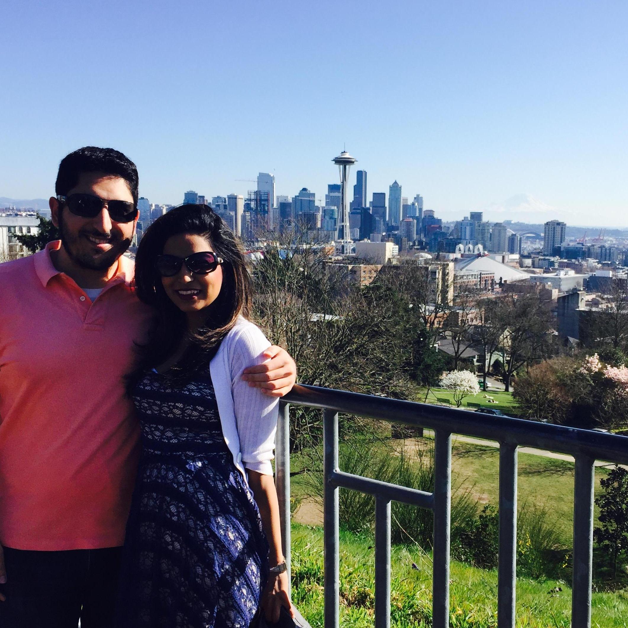 Tourists in our own city - Kerry Park, Seattle!