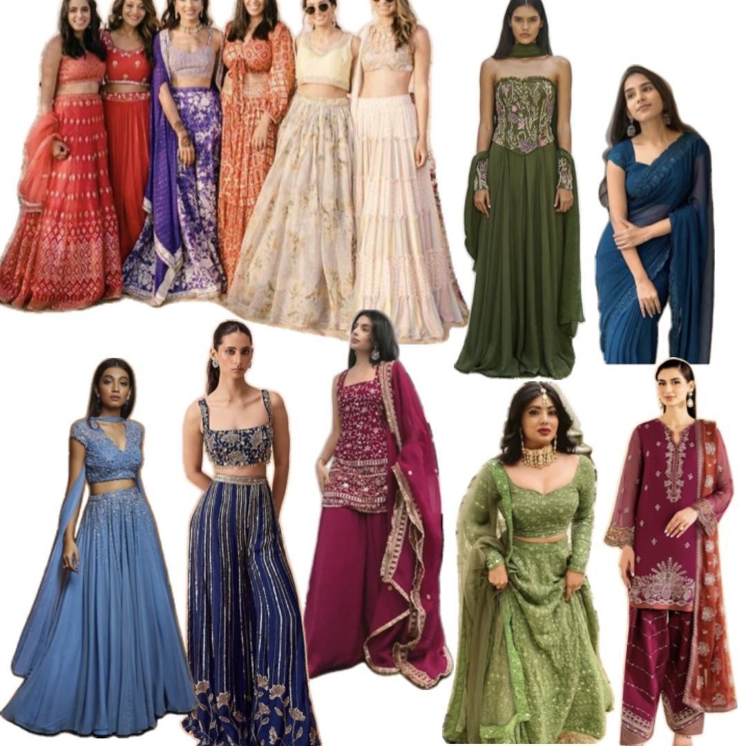 Women’s South Asian wedding attire inspo