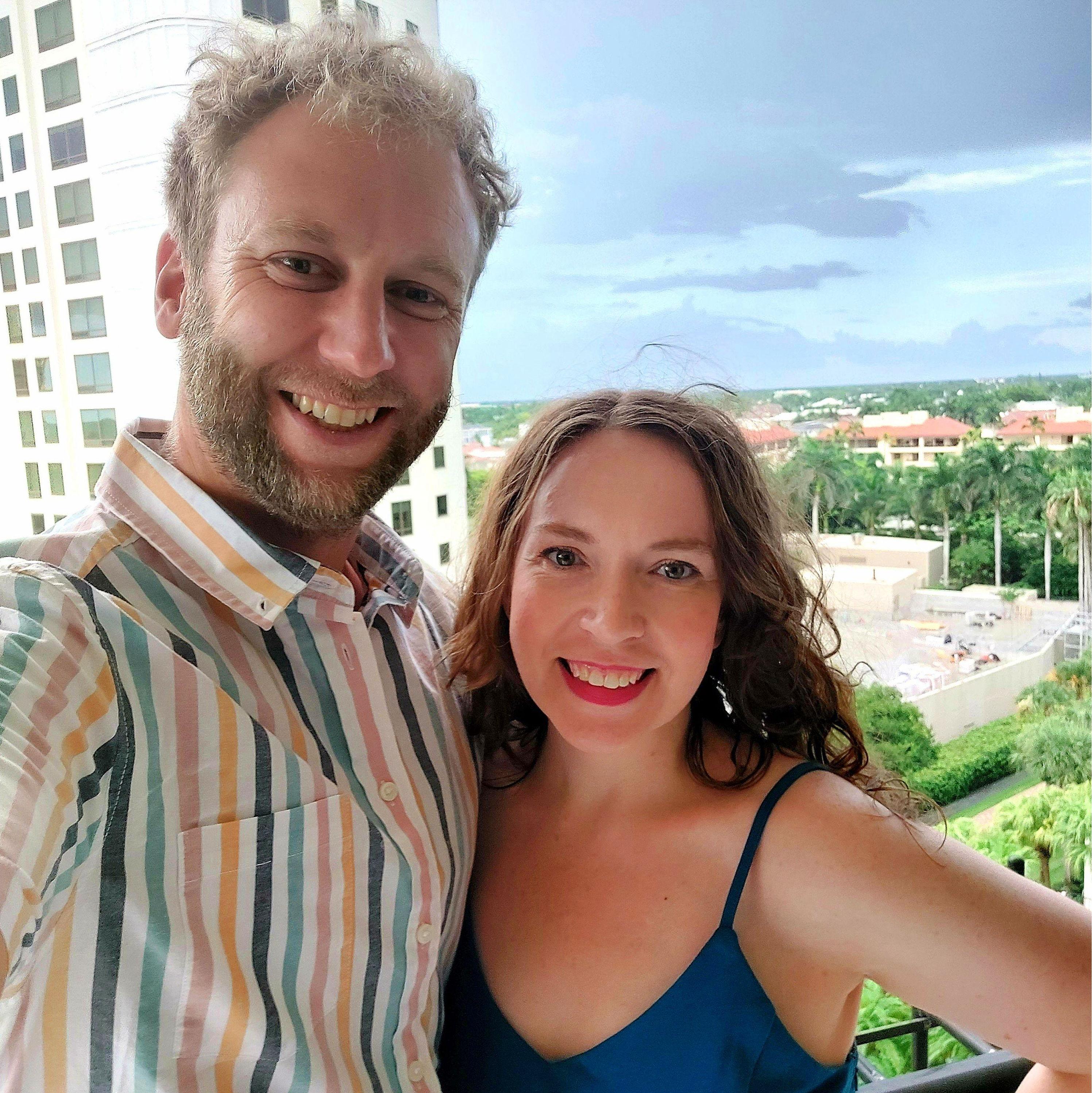 Wild weather and hair down in Florida!