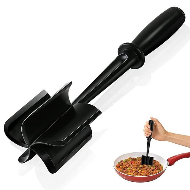 Meat Chopper, hamburger chopper, Professional Multifunctional Heat Resistant Nylon Meat Chopper for Ground Beef, Potato Masher- Ground Turkey and More, Safe for Non-Stick Cookware