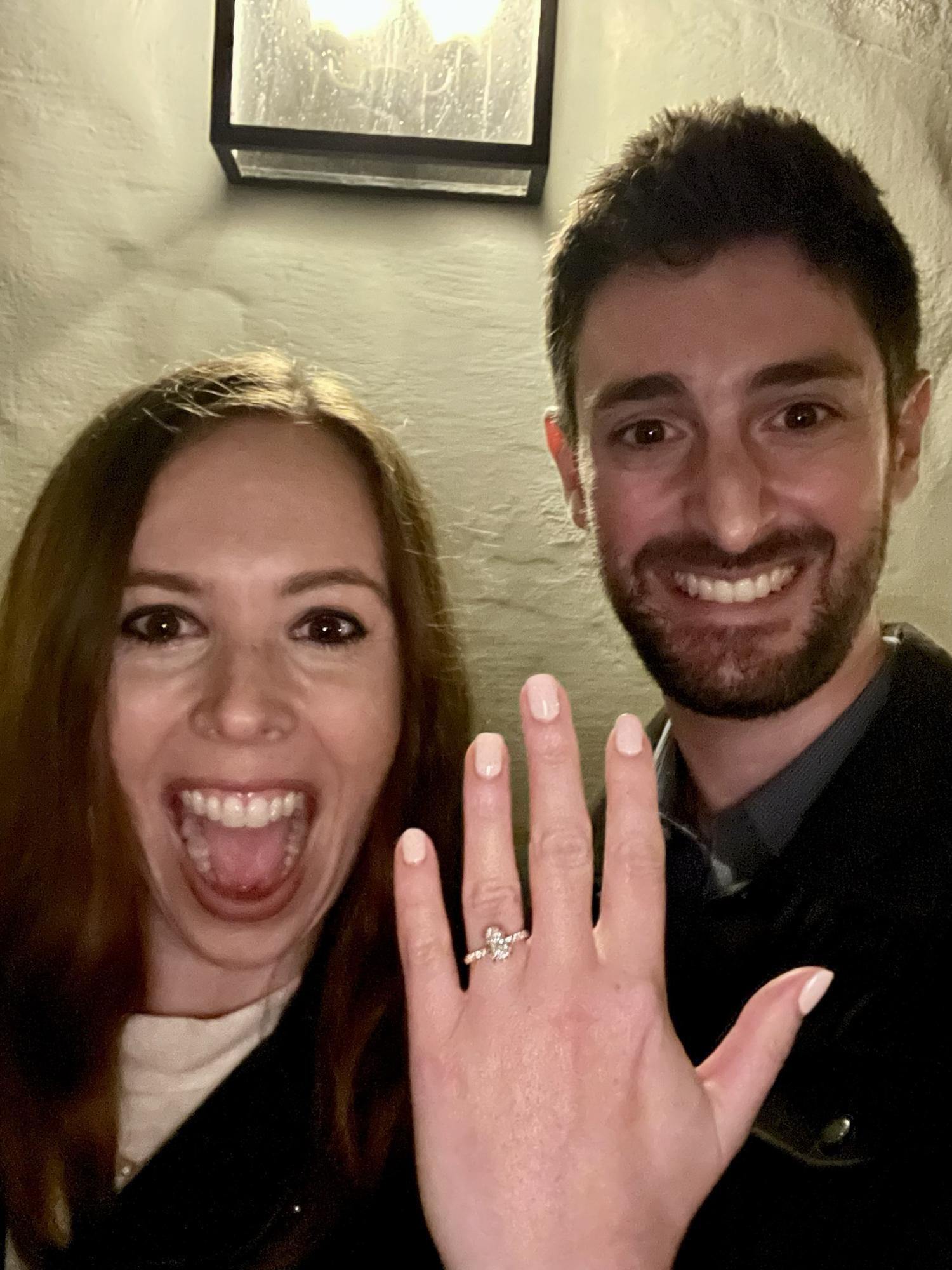 The night we got engaged at Ojai Valley Inn!