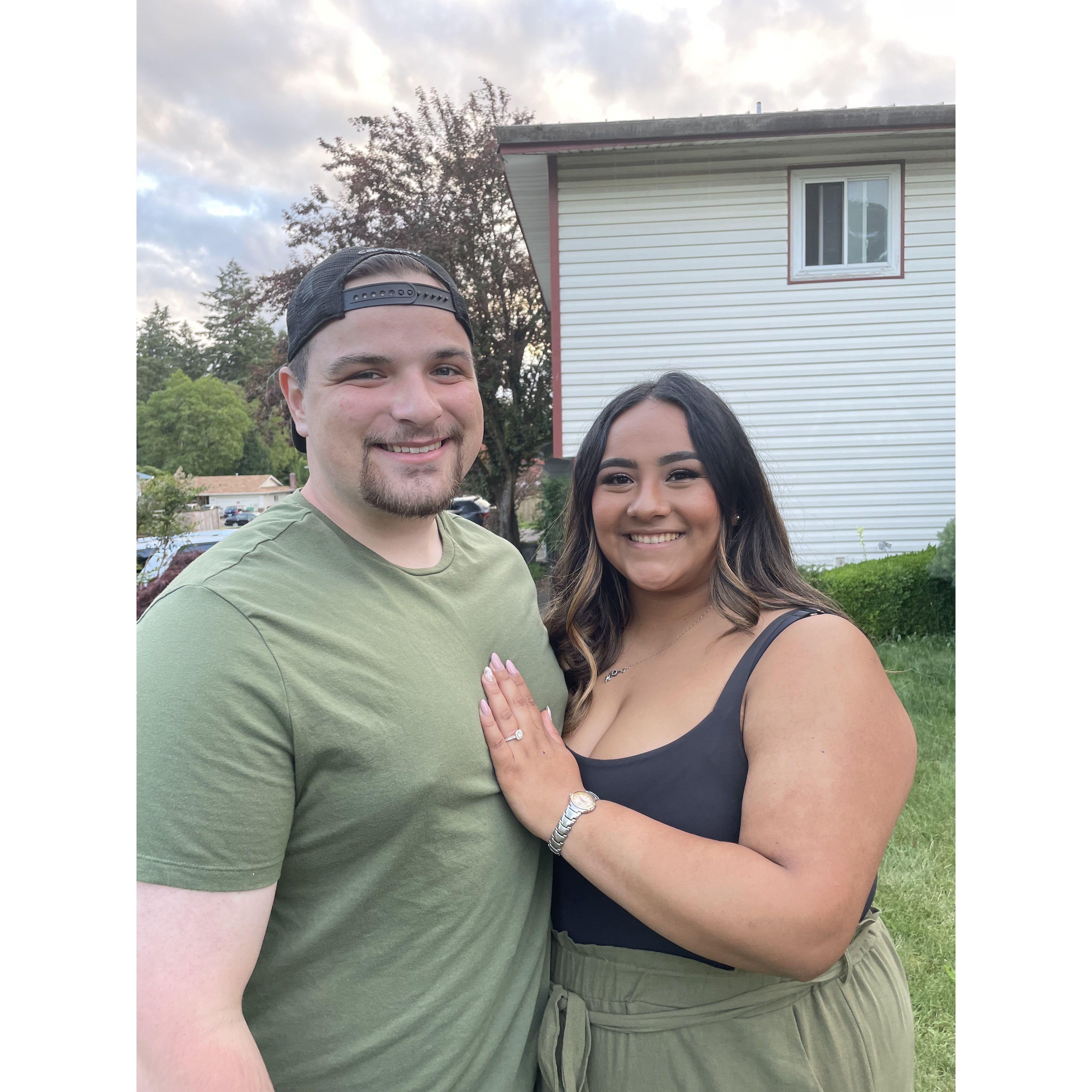 The wedding planning begins!