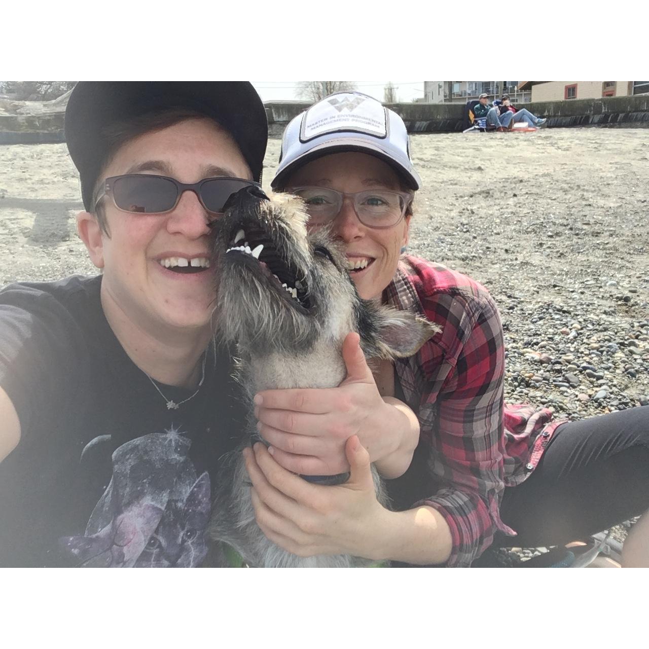 Family time at Alki is one of our favorite things.