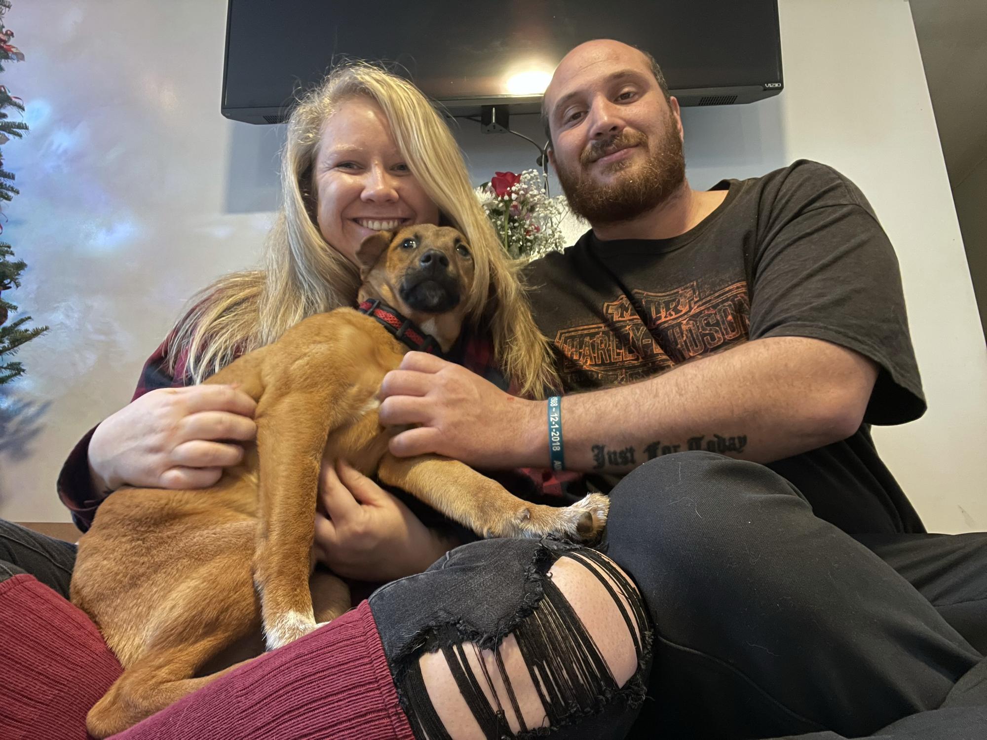 Our first furr baby that we rescued together. Carl babbyyyy!