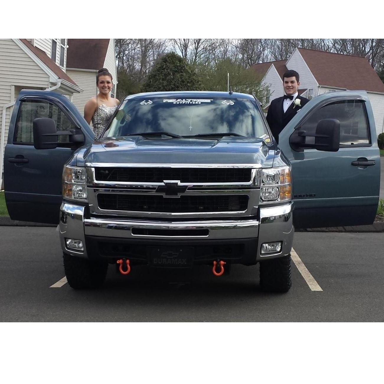Prom with Marco's old truck - 2014.