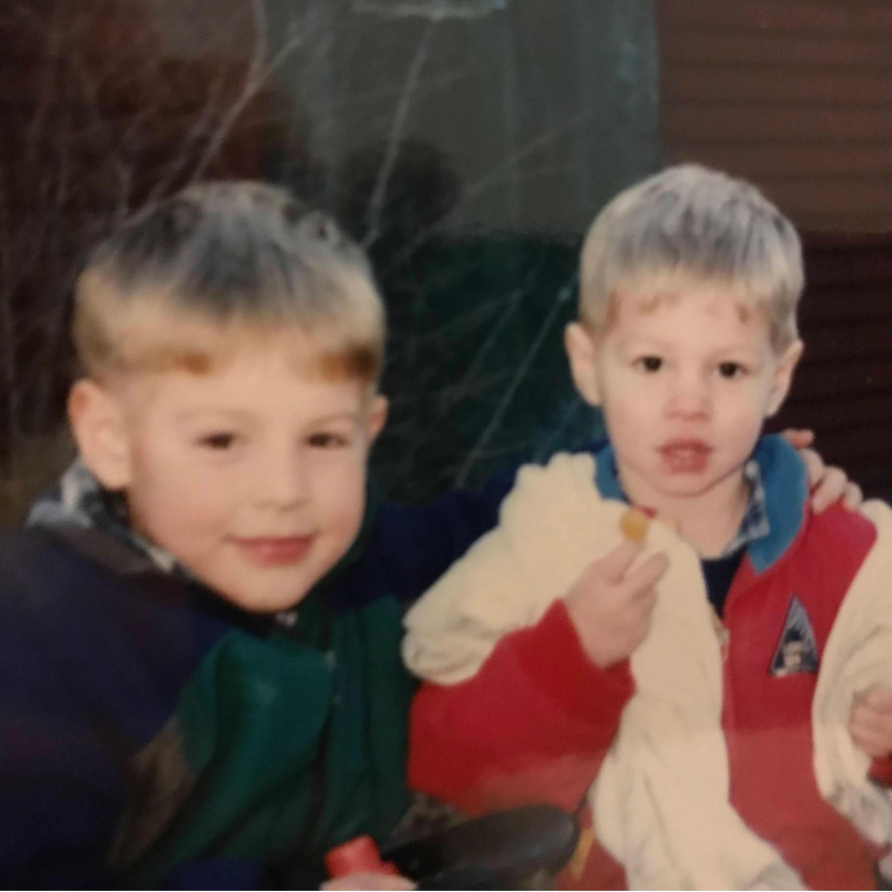 Ian and Aidan c. 1996