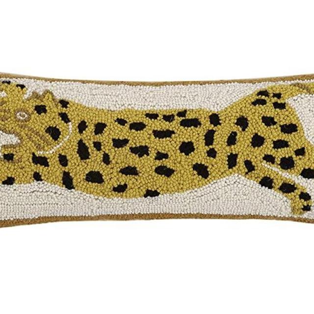 Peking Handicraft 30JBL12C22OB Chi Chi Hook Pillow, 100% Wool and Cotton