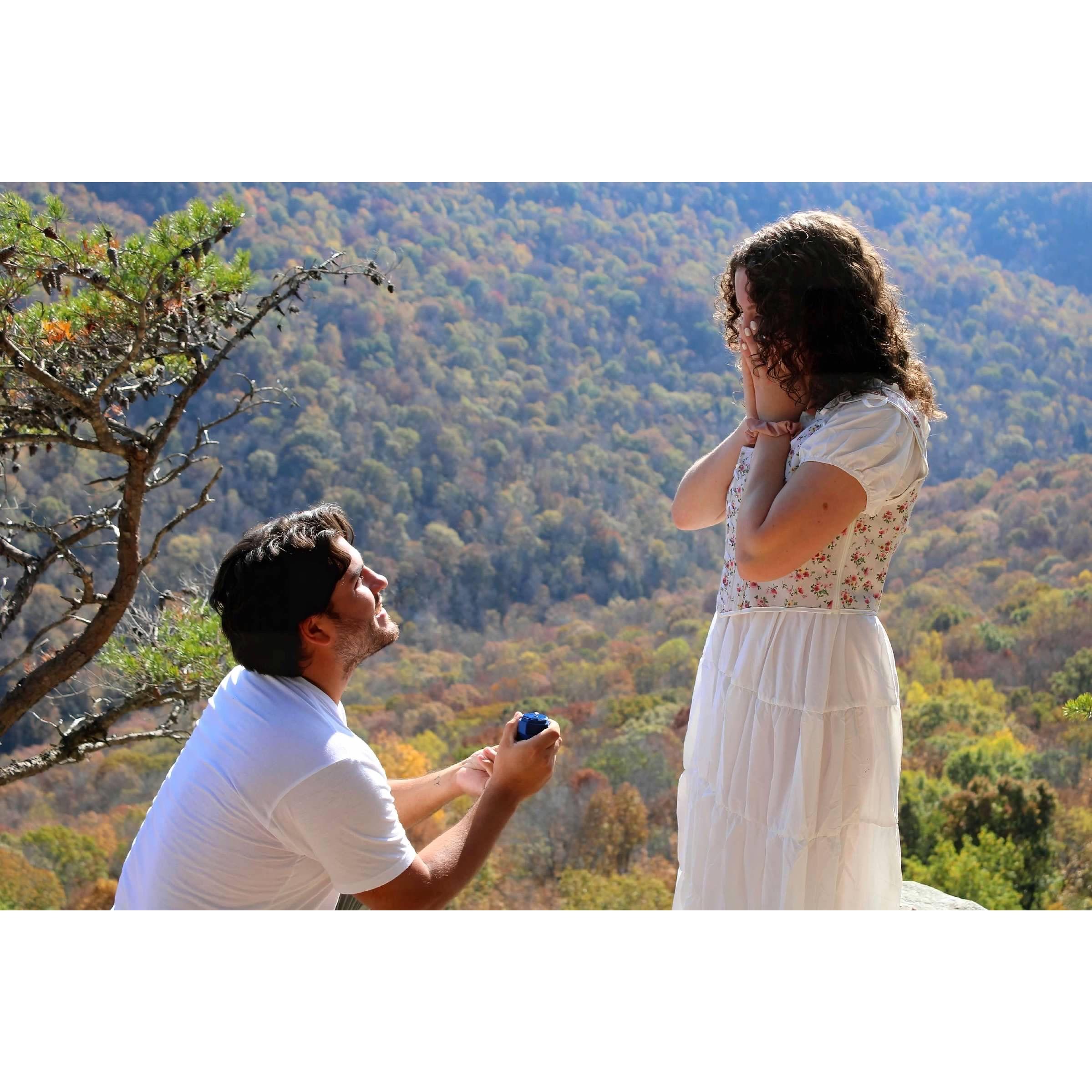 The day she said "YES"