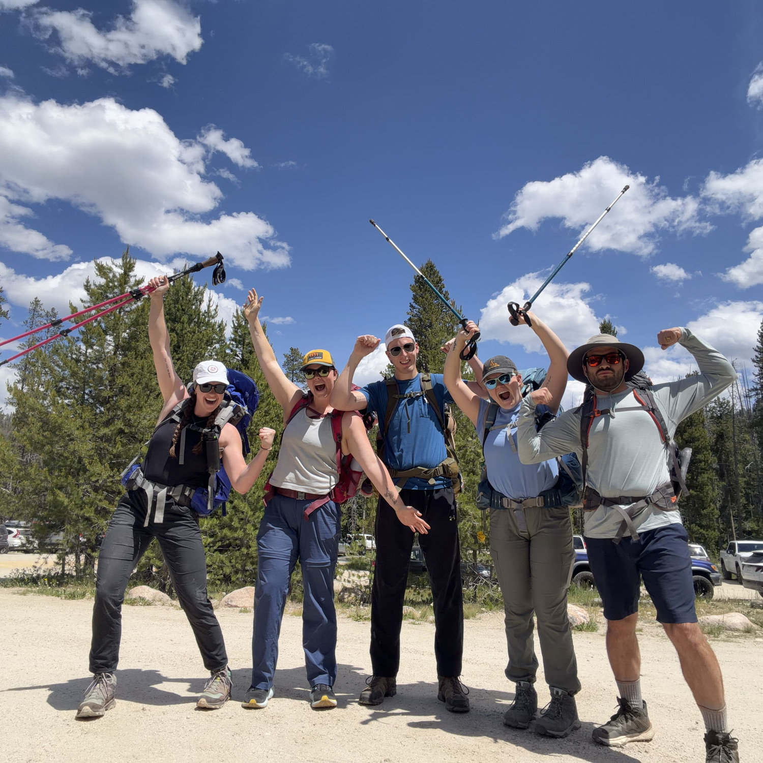 Nina, Matthew, and Nico came into town and we backpacked in the Sawtooth Mountain Range near Stanley, Idaho!