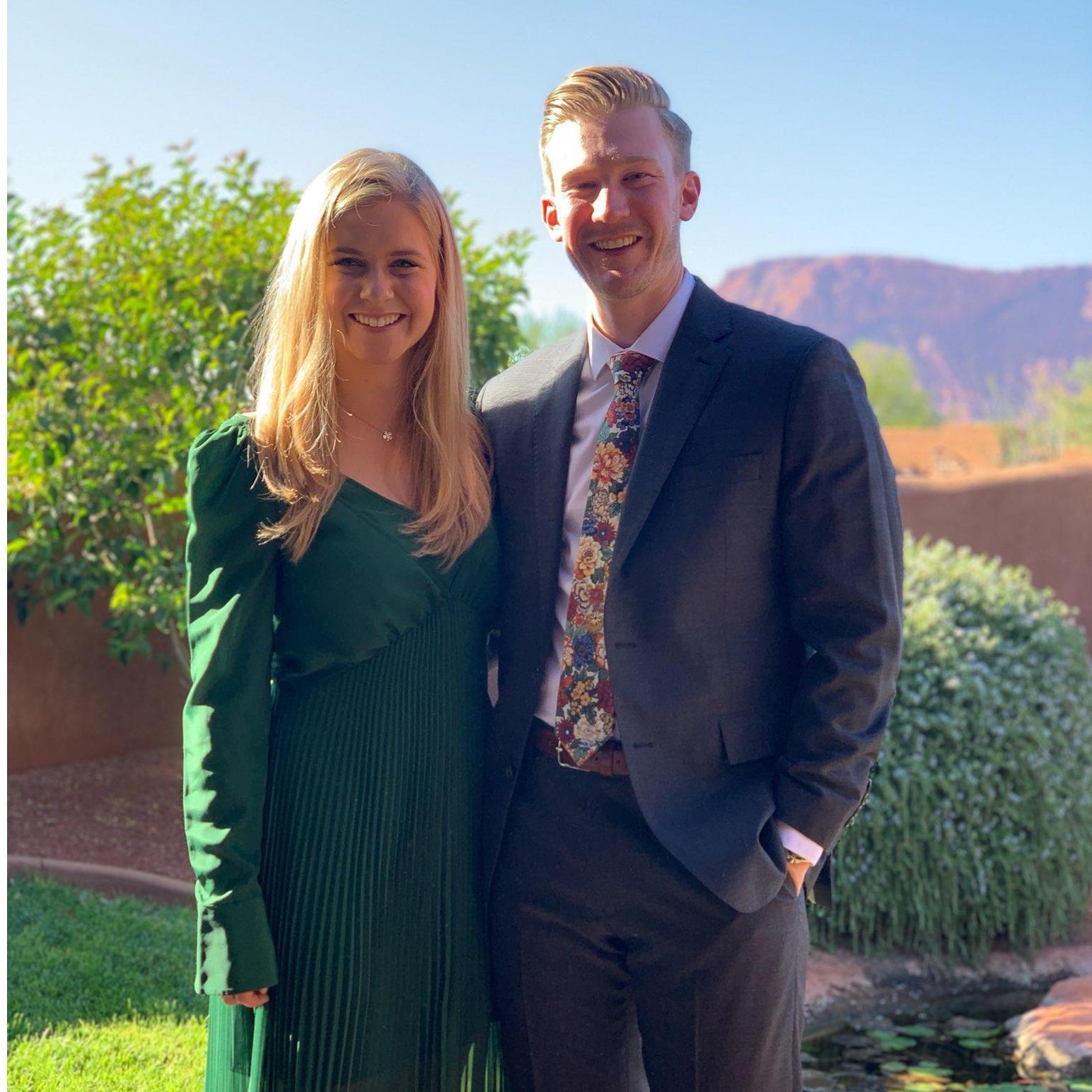The most glamorous we'll look until 10/03/2020; at Kayla & Quinn's wedding in St. George, UT