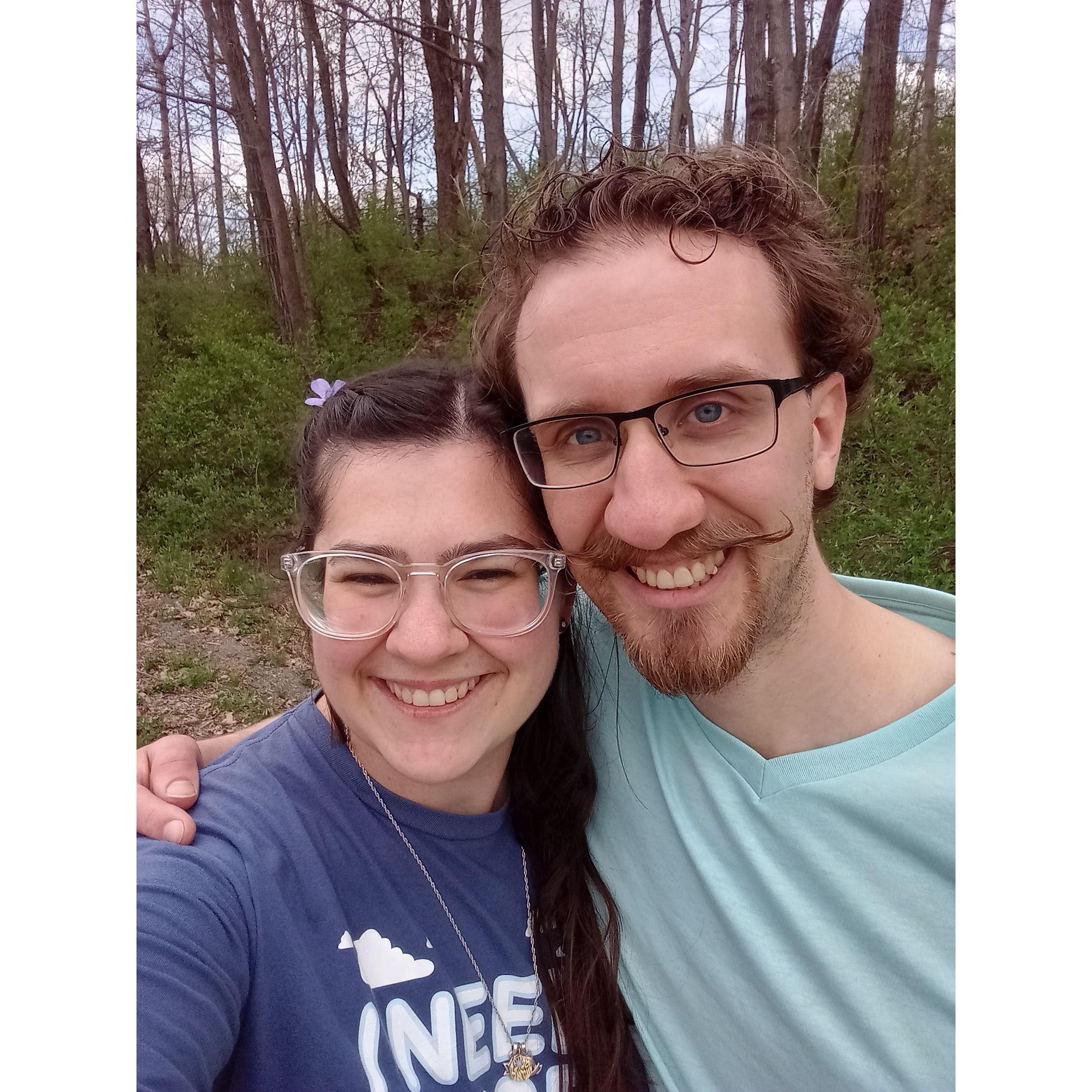 Walking at Bri's house