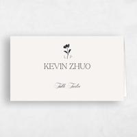 Beige Wedding Place Card - Kendall
