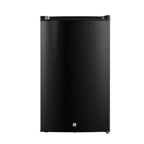 Midea MRU03M2ABB Upright Freezer 3.0 Cubic Feet with Door Lock, Black