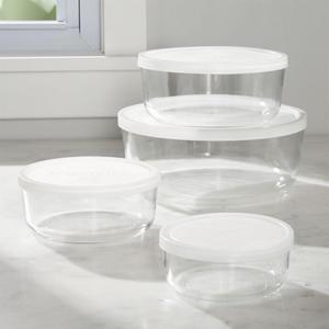 4-Piece Round Storage Bowl Set