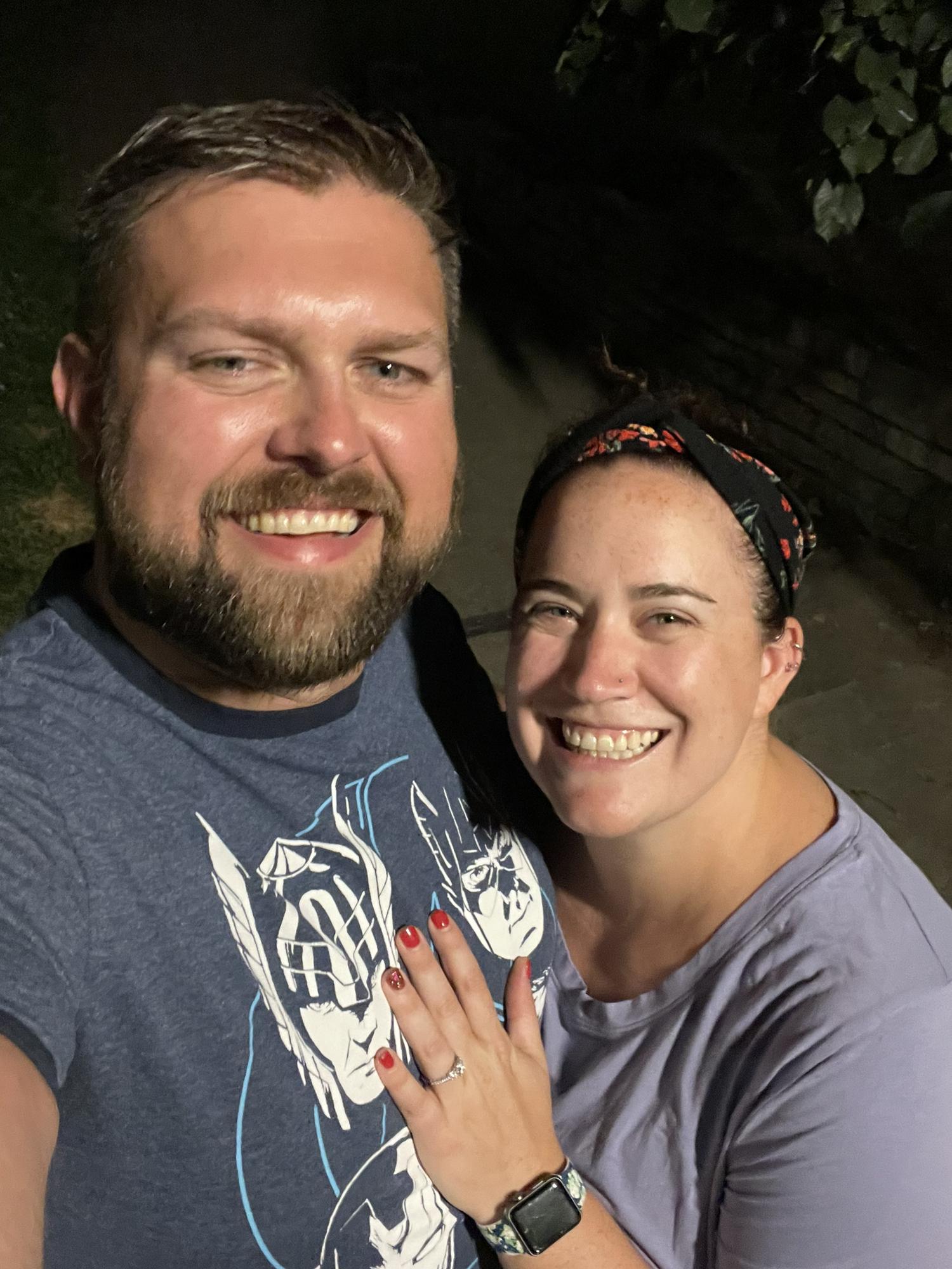 Night we got engaged