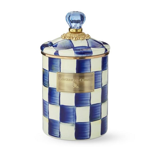 Mackenzie-Childs Royal Check Canister, Medium