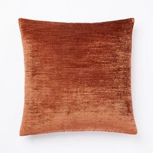 Ribbed Shine Pillow Cover - Copper