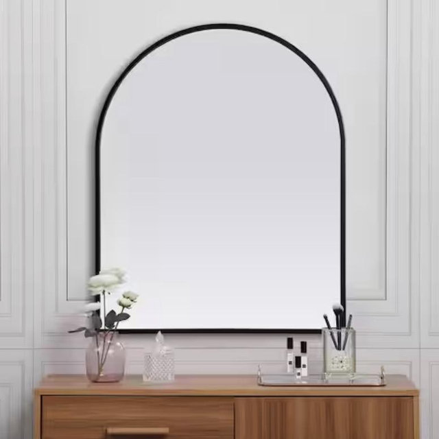 Mirror - Black Frame Arch