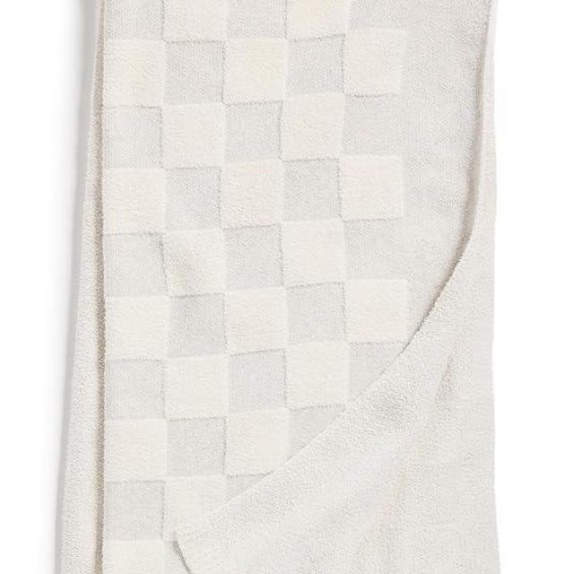 Barefoot Dreams Women's CozyCotton Checkered Throw
