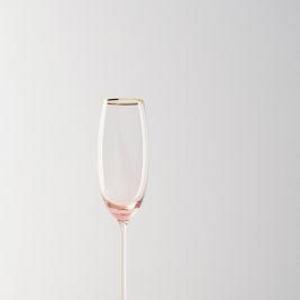 Gilded Rim Flute