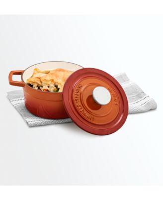 Martha Stewart Collection - Cast Iron Enameled 2-Qt. Round Covered Dutch Oven, Created for Macy's