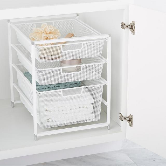 Elfa Cabinet-Sized Mesh Drawer Solution