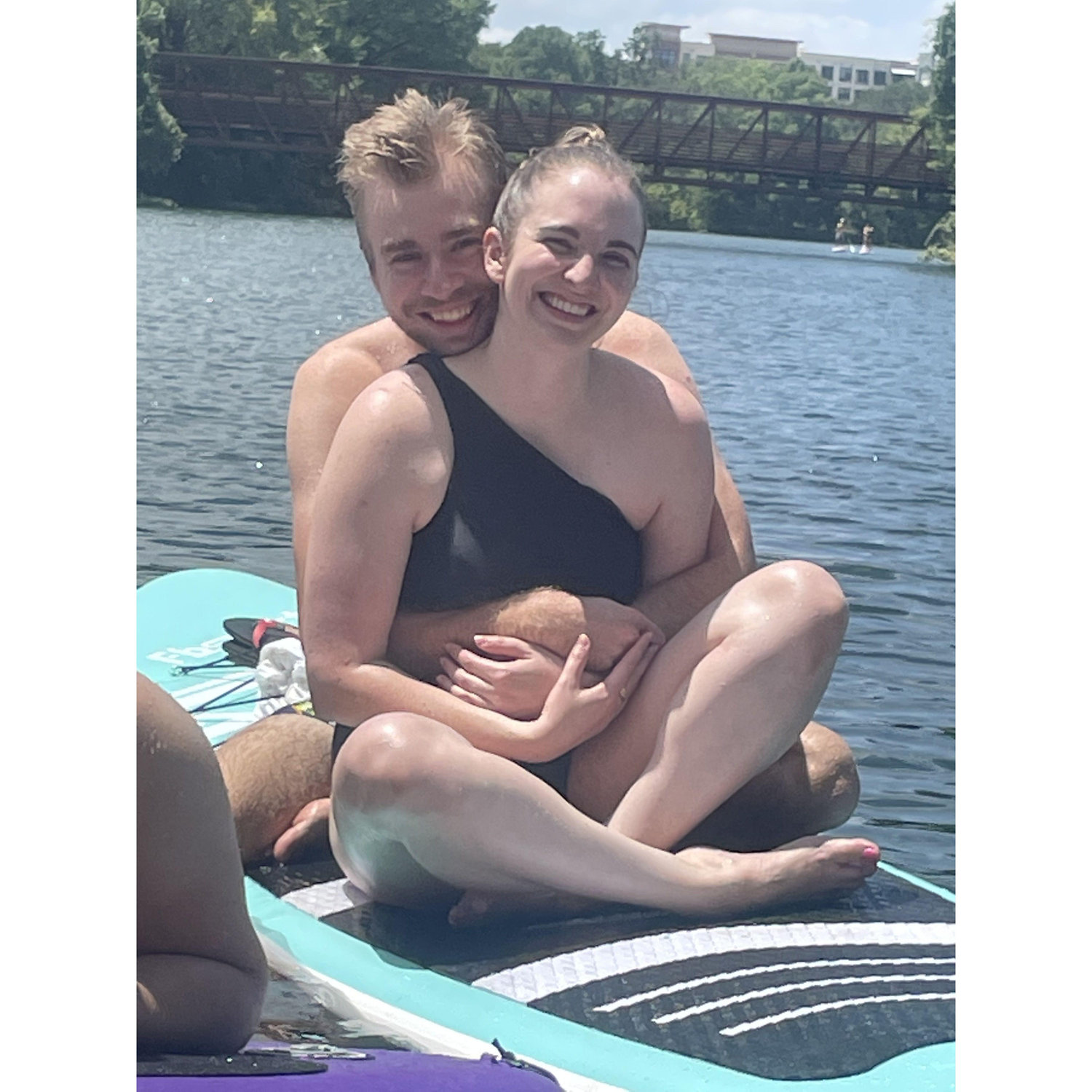 Spending time outside the summer we met