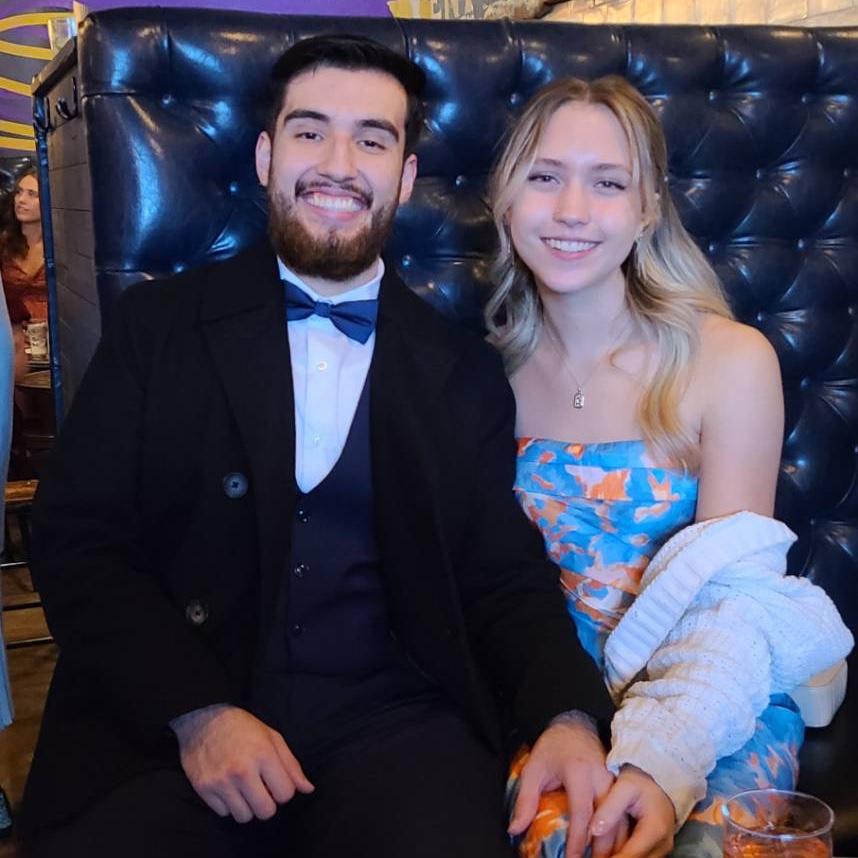 First wedding together! Nice photo