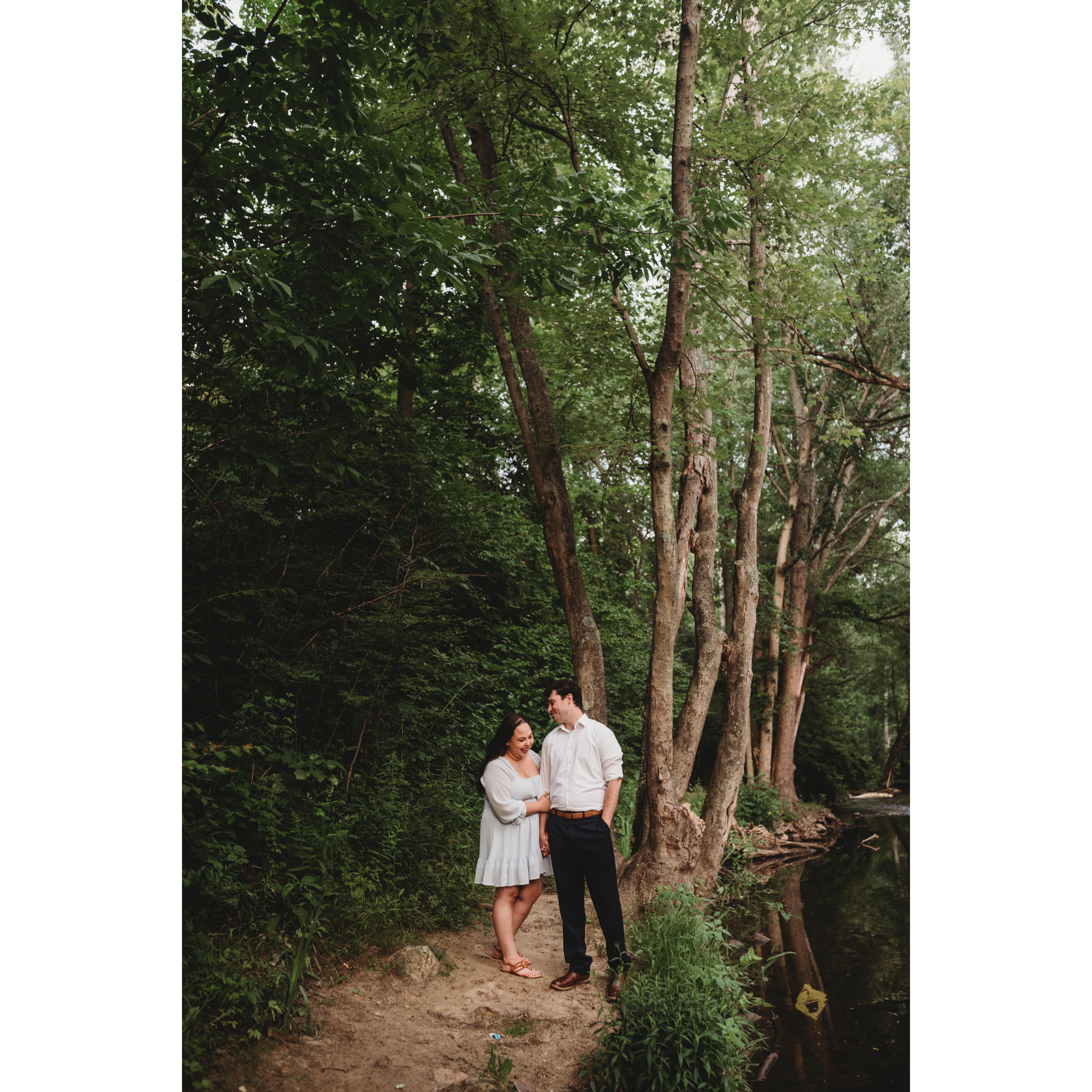 Engagement Photos at Yates Cider Mill July 2022
