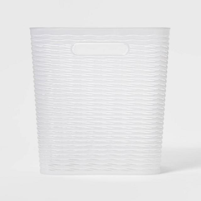 Wave 11" Cube Storage Bin Translucent - Room Essentials™