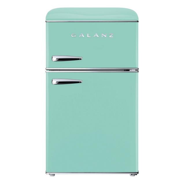 Galanz 3.1 Cu Ft Dual Door Retro Style Mini-Fridge