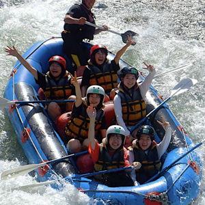 White Water Rafting Outside Kyoto