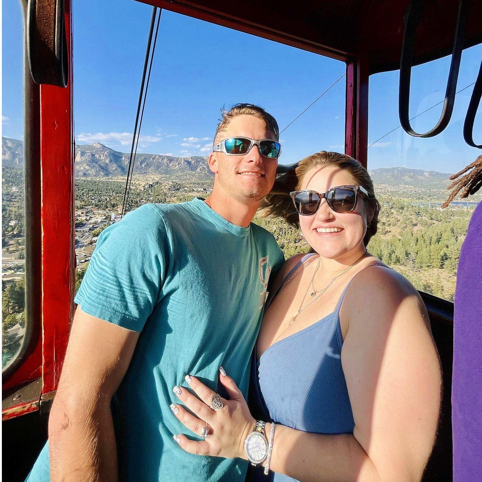 September 14th 2024: Riding the Gondola to the Top of the Colorado Mountains On The Day We Got Engaged