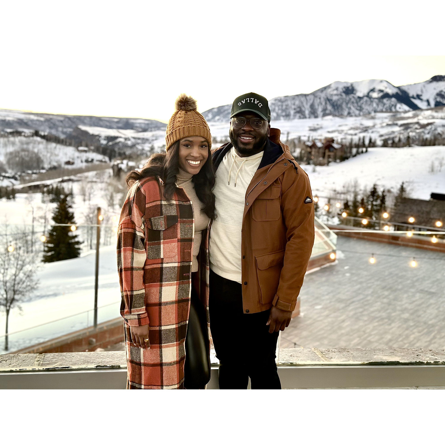 Bundled up in love in Telluride