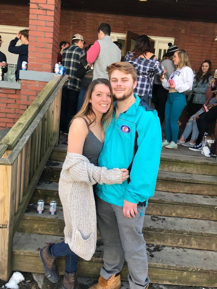 One of our first pictures as a couple ~ Penn State, January 2018