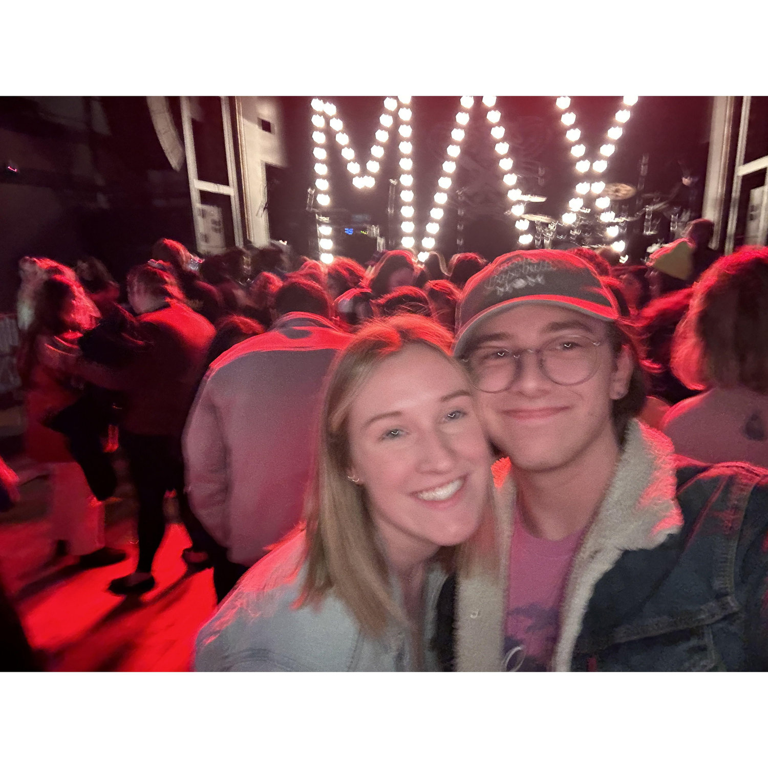 Our first concert together! We saw MAX