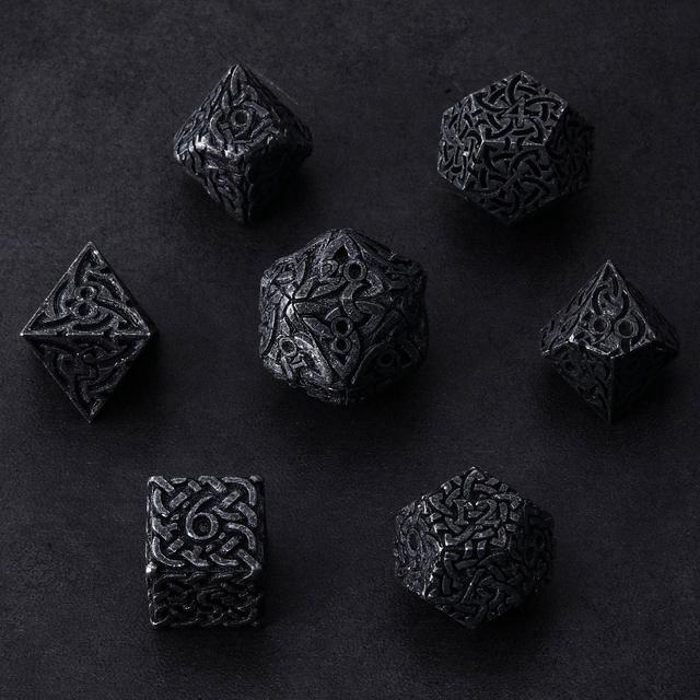 Endless Darkness Polyhedral Dice Set -...