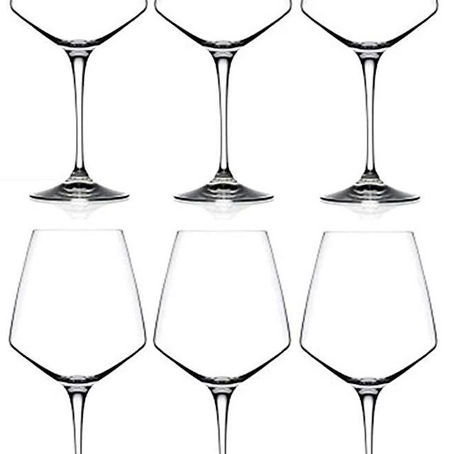 RCR Cristalleria Italiana Aria Collection 6 Piece Crystal Wine Glass Set (Red Wine (26.5 oz))