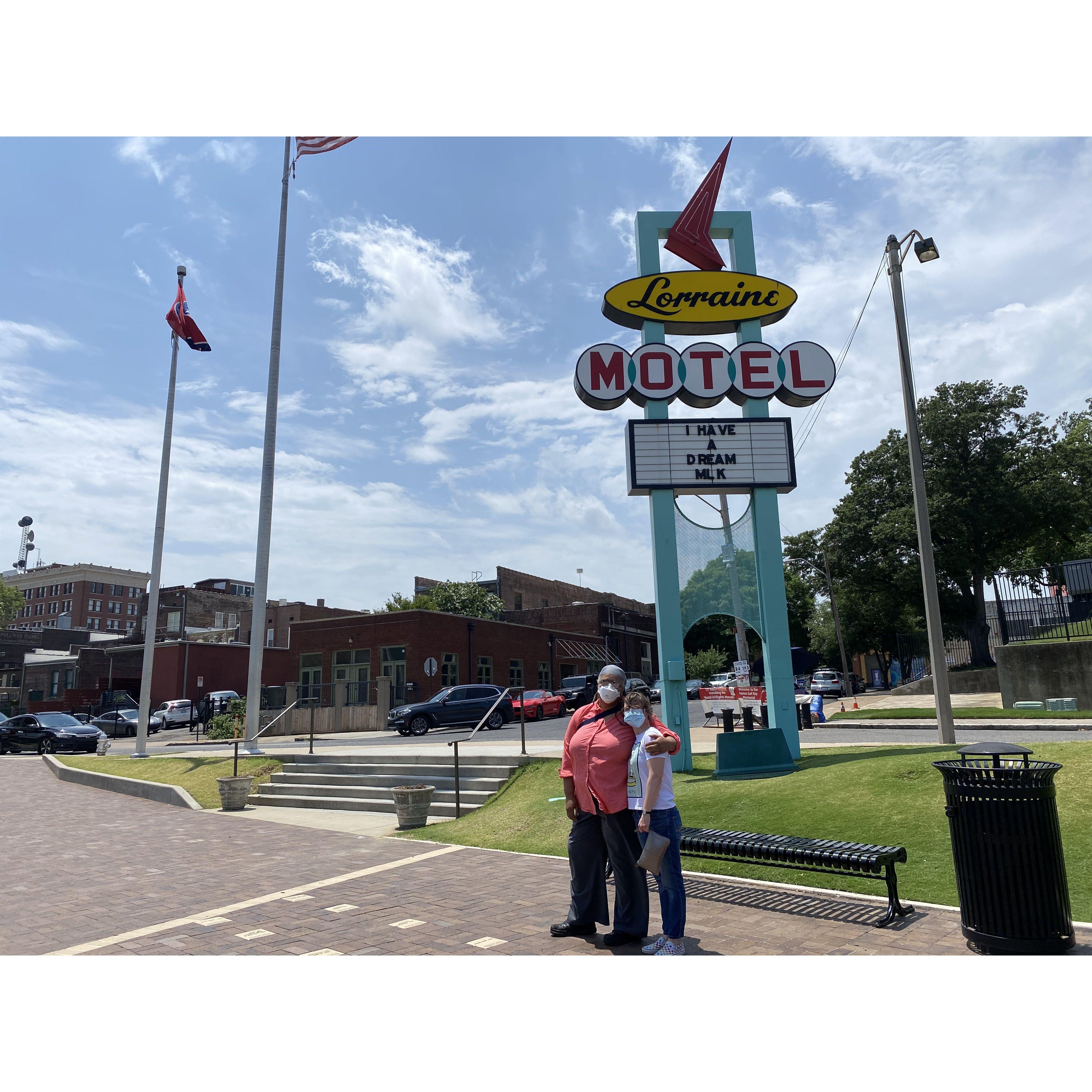 National Civil Rights Museum
Outside of the Lorraine Motel