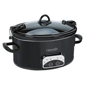 Crock-Pot 6qt Programmable Cook & Carry Slow Cooker - Black SCCPVLF605-B