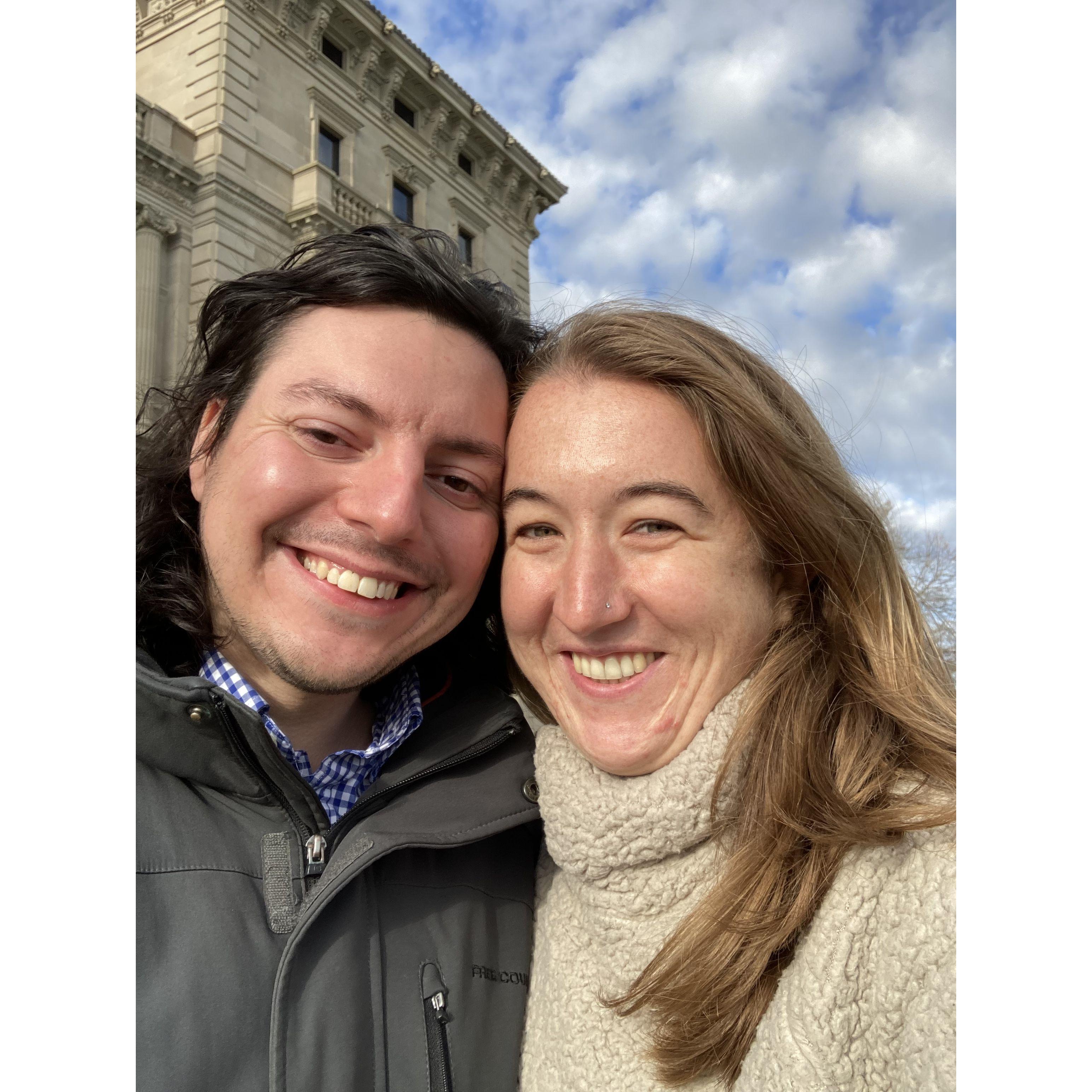 Our first trip together. Newport, RI - November 2021