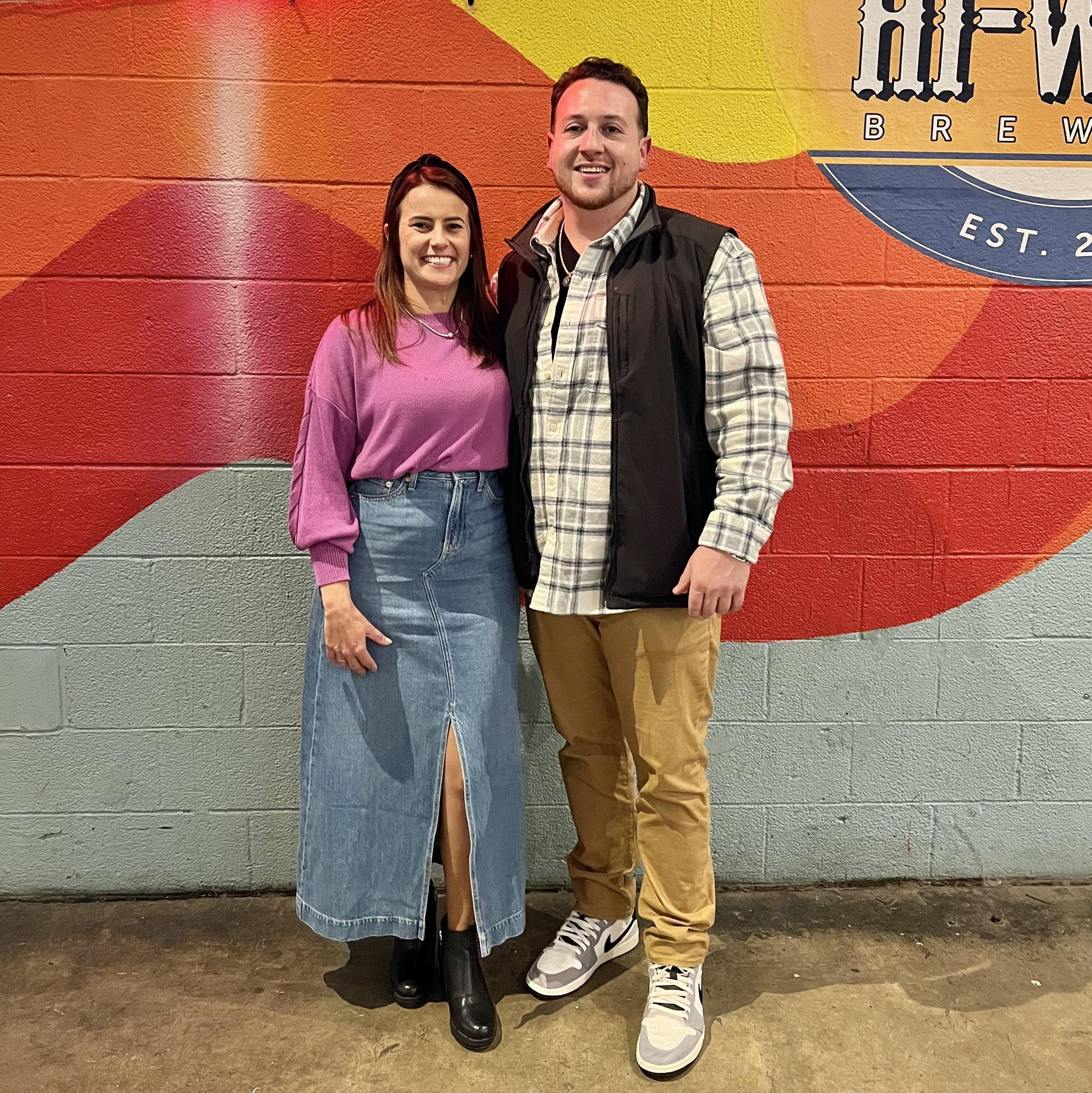 Night- out at the Hi- Wire  Brewery in Durham.