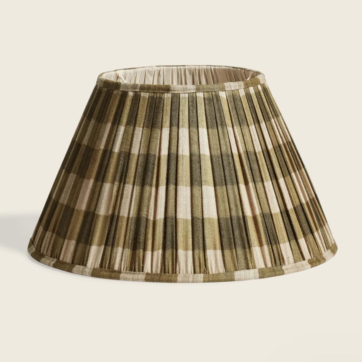 Lavanya Lampshade 46cm - Spruce Green | OKA