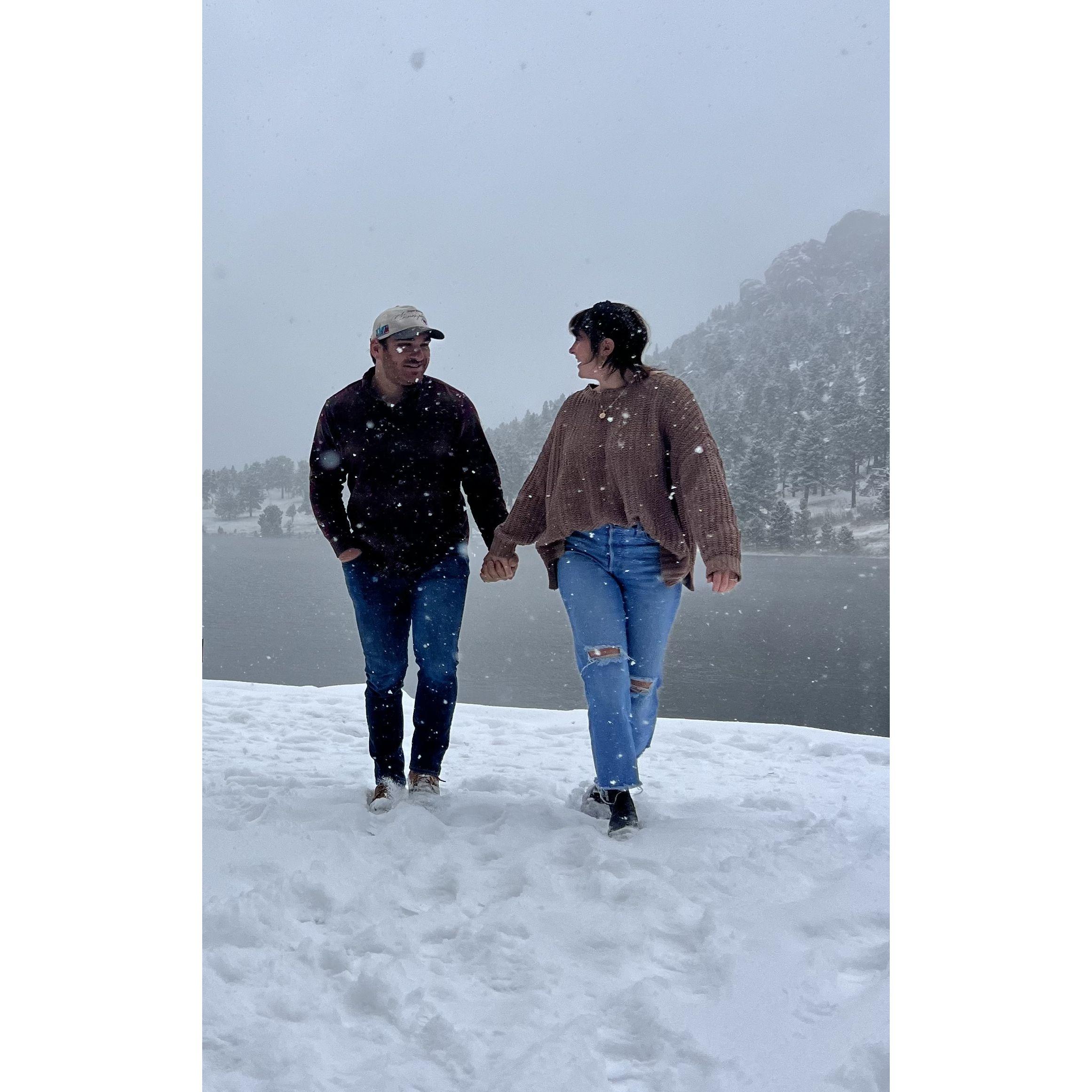 Every year we've been together, we have gone to Colorado to experience the beauty of Colorado!