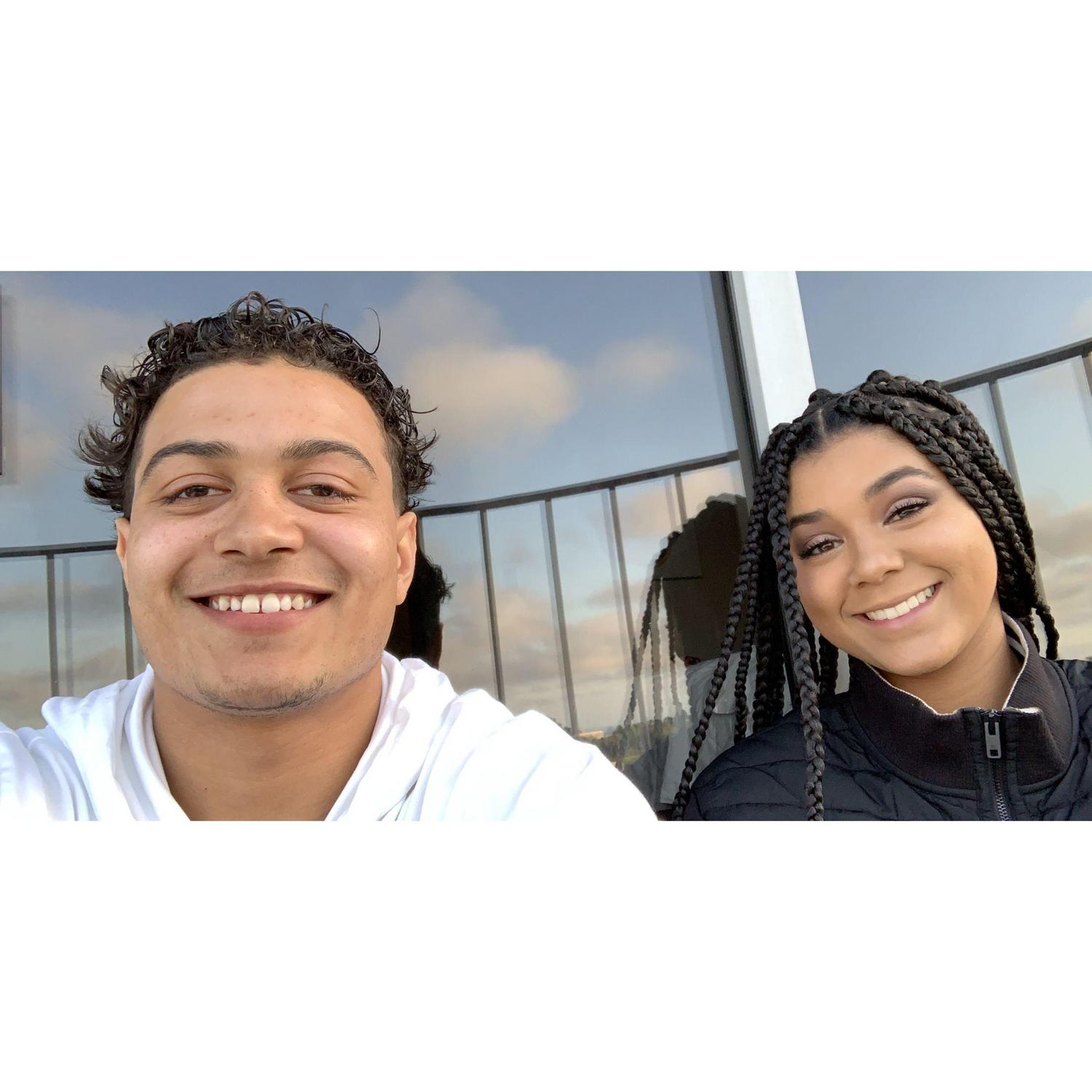 Our first time in LA together