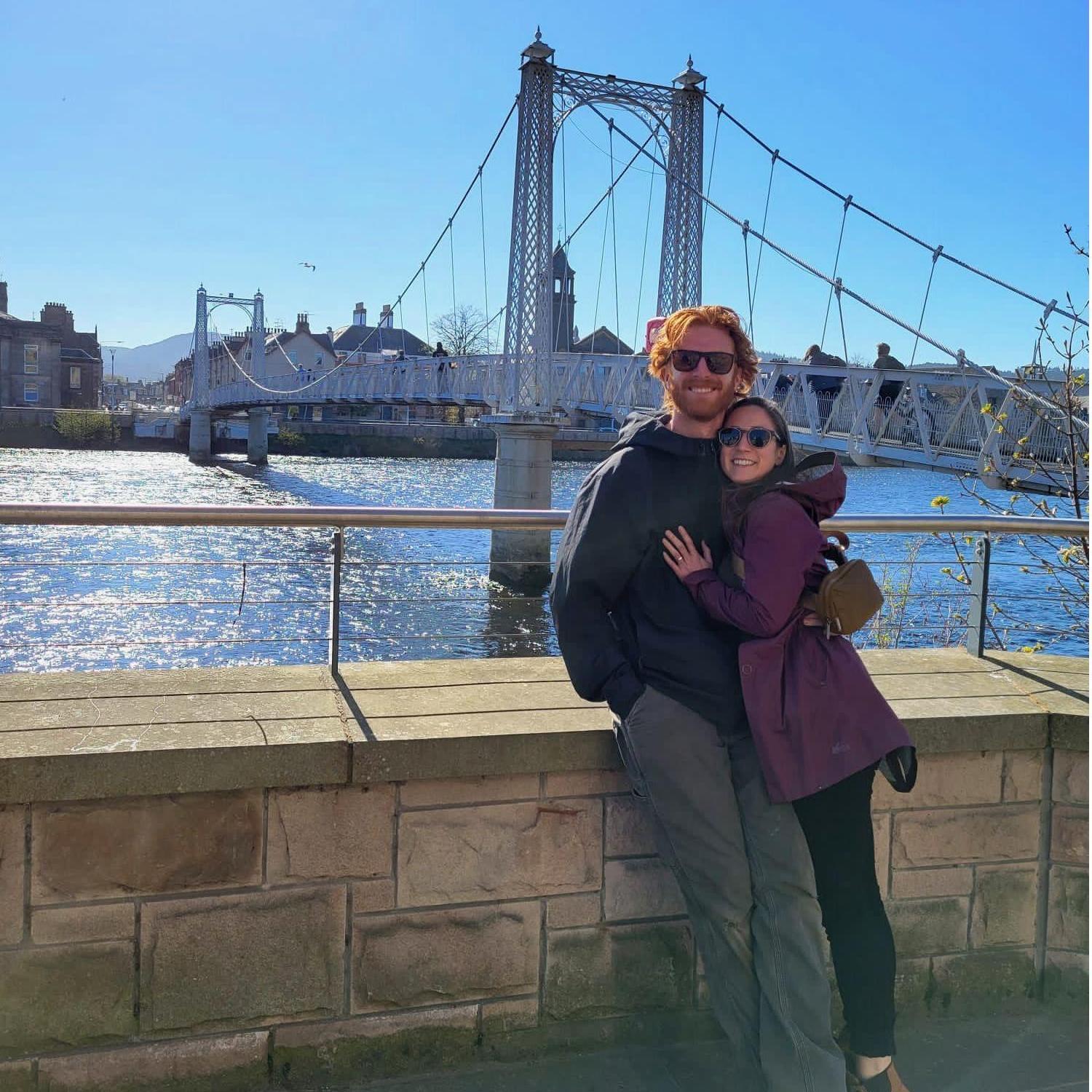 After working hard, we met up with the Siem and Wilsons in Inverness, Scotland!